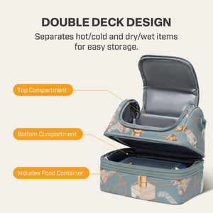 Double Deck Lunch Bag