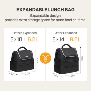 Double Deck Lunch Bag