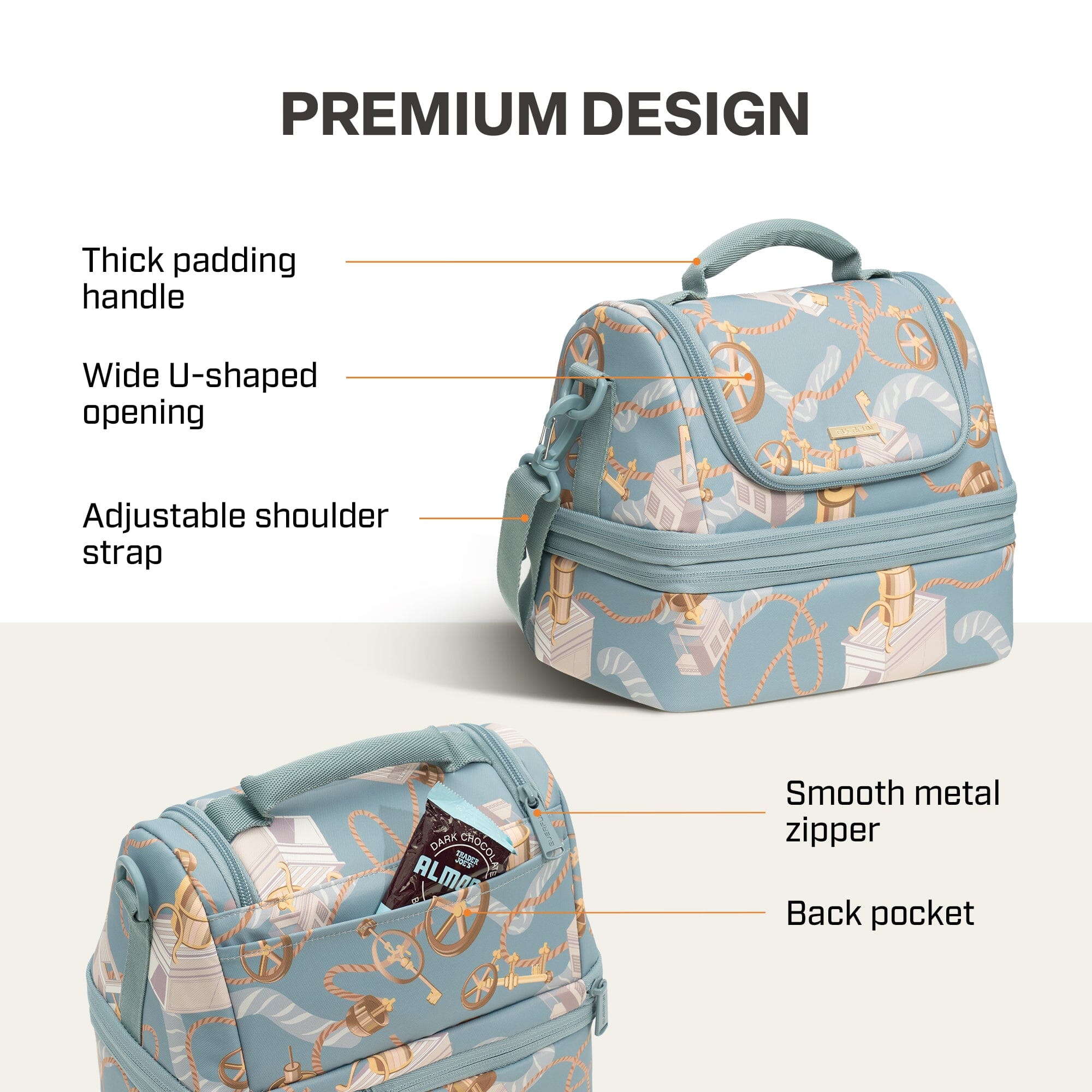 Double Deck Lunch Bag