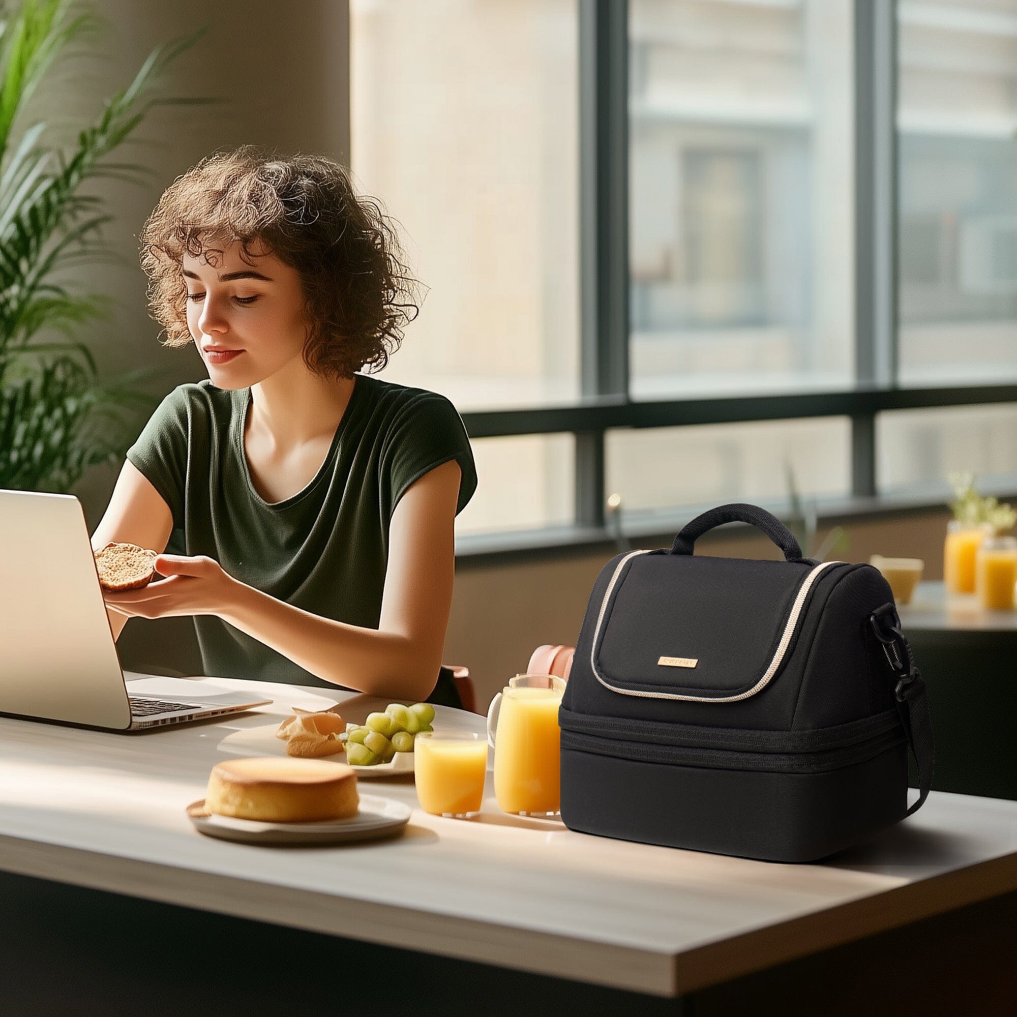 Double Deck Lunch Bag