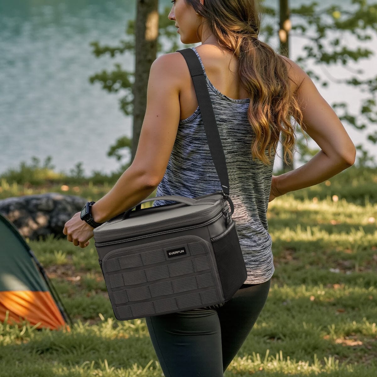 Grid Cooler Bag