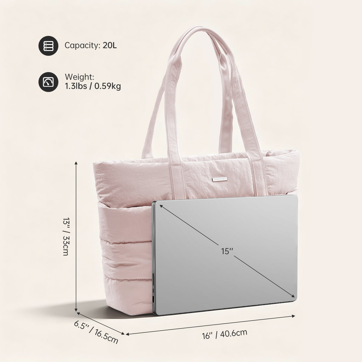 Eira 20L Puffy Tote Bag
