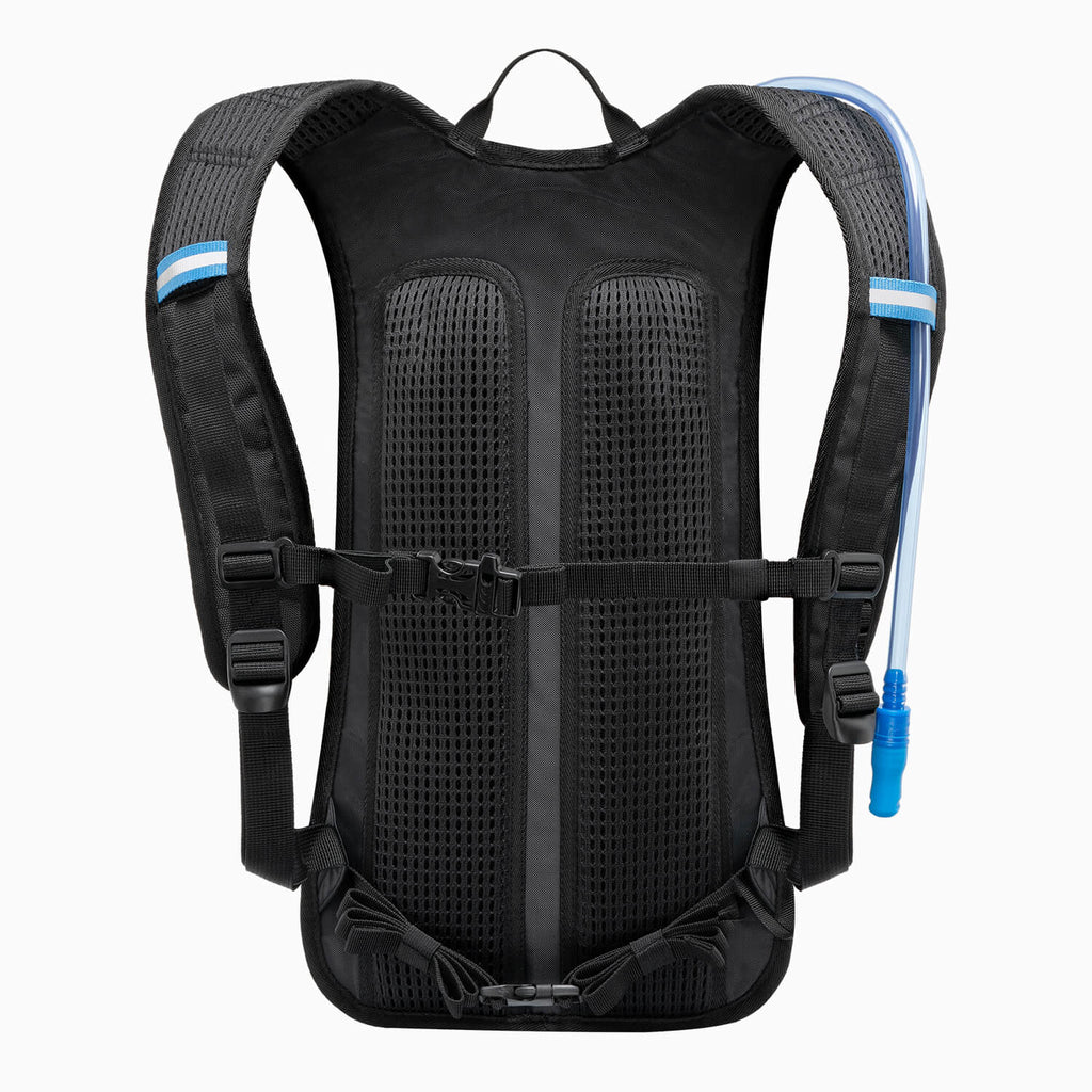 Black Lightweight Hydration Backpack Hiking With 2l Reservoir Everfun 9956