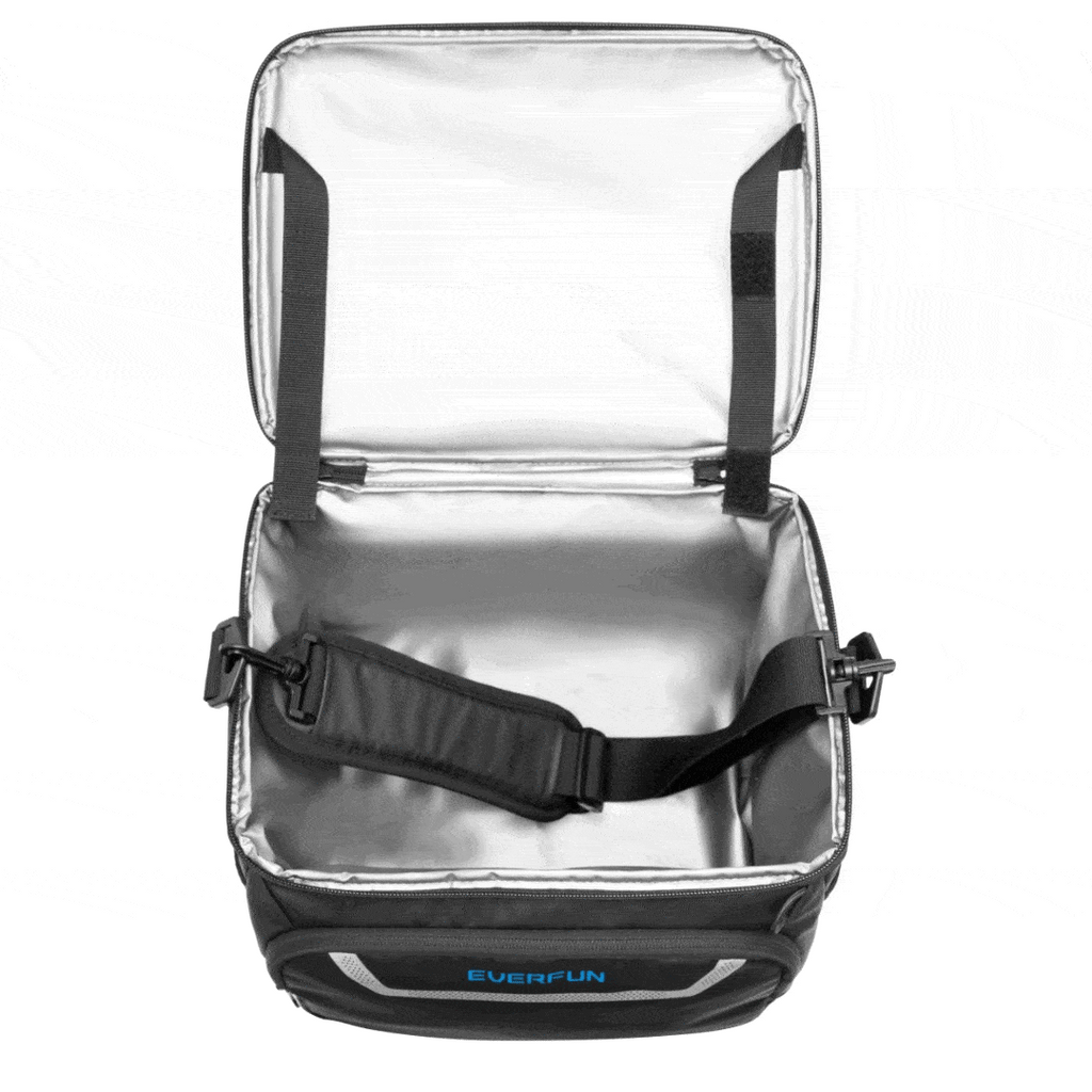 EVERFUN Double Compartment Collapsible Cooler Lunch Bag